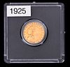 1925-D $2.50 Quarter Eagle Gold Coin
