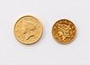 Two Gold Rush Era Gold Coins