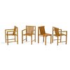 CONTEMPORARY CRAFT Four chairs