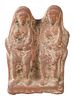 Greek Pottery Figural Group