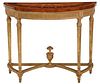 Adam Marquetry Inlaid Satinwood Console Table