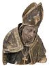 Italian School Devotional Bust of a Bishop