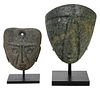 Two Mezcala Stone Masks