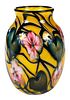 Charles Lotton Floral Glass Vase