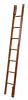 Regency Style Leather Clad Brass Mounted Library Ladder