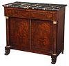 Fine American Classical Marble Top Sideboard