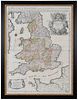 Jaillot and Sanson - Map of England and Wales
