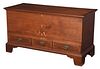 American Federal Style Walnut Lift Top Chest