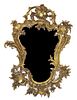 A Rococo Style Gilt Bronze Mirror Height 27 1/2 inches.