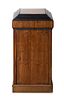 * A Biedermeier Parcel Ebonized Fruitwood Side Cabinet Height 31 3/4 x width 15 3/4 x depth 13 3/4 inches.
