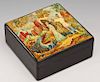 Russian Lacquer Hand Painted Box
