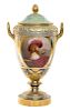 A Vienna Porcelain Covered Urn Height 20 inches.