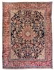 * A Tabriz Wool Rug 11 feet 7 inches x 8 feet 10 inches.