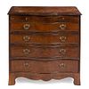 A George III Mahogany Bachelor's Chest Height 28 1/2 x width 29 1/2 x depth 17 inches.