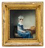 Artist Unknown, (English, Early 19th Century), Lady in Blue, Seated