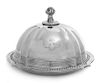 A Victorian Silver Muffin Dish and Cover, Charles Stuart Harris, London, 1893, the cloche with a wheat sheaf finial surmounting