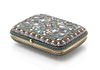 * A Russian Silver and Enamel Change Purse, Likely Mark of Ivan Saltikov, Moscow, Late 19th Century, of rectangular form, the ca