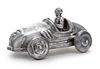 An American Silver Coin Bank, Tiffany & Co., New York, NY, in the form of a race car.