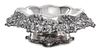* An American Silver Centerpiece Bowl, Graff, Washbourn & Dunn, New York, NY, the rim worked with floral and foliate elements on