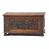 Baroque-style Carved Blanket Chest