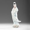 Chinese Republic Period Porcelain Guanyin Figure