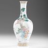 Chinese Qing Porcelain Vase with Qianlong Mark