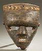 Salampasu wood & metal mask.