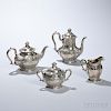 Four-piece Gorham Sterling Silver Tea and Coffee Service