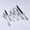 Lunt "Eloquence"  Pattern Sterling Silver Flatware Service