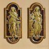 Pair of Wedgwood Majolica Plaques