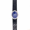 Vintage Piaget 18K White Gold Lapis Lazuli Watch