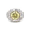 Natural Yellow GIA Cert Diamond Engagement Ring