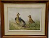 Alexander Pope Jr. (1849-1942), set of five chromolithographs, from Upland Game Birds and Waterfowl of the United States, Canada Gro...