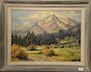 Eric Sloane (1905-1985), oil on canvas, Mt. Tallac Mountainous Landscape, signed lower right: Eric Sloane, 18" x 24"