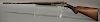 Remington Arms 1889 12 ga. double barrel persision shotgun sxs, 28" Grade 2 damascus barrels, double hammers are strong heavily worn...