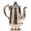 Indian Colonial Silver Coffee Pot