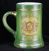 1905 Greetings Fred. Sehring Brewery 5 Inch Stein, Joliet, Illinois