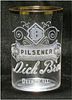1905 Pilsener Beer 3½ Inch Etched Drinking Glass, Quincy, Illinois