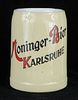 1910 Moninger-Bier Karlsruhe Germany 5 Inch Stein