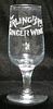 1905 Girling Bro's Ginger Wine London England 5½ Inch Etched Drinking Glass