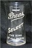 1926 Sheas Select Beer 4½ Inch Etched Drinking Glass, Winnipeg, Manitoba