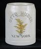 1918 Otto Huber Brewery 4½ Inch Stein, New York, New York