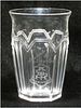 1909 Arnholt & Schafer Braun Beer 4 Inch Etched Drinking Glass, Philadelphia, Pennsylvania