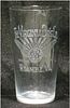1900 Virginia Brewing Co. 4⅓ Inch Etched Drinking Glass, Roanoke, Virginia