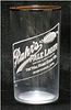 1905 Rahr's Pale Lager Beer 4¼ Inch Etched Drinking Glass, Manitowoc, Wisconsin