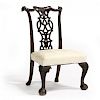American Chippendale Style Oversized Side Chair
