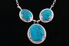 Navajo Paiute Turquoise Necklace by B. B. Tsosie
