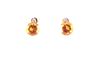 Citrine Diamond & 14k Yellow Gold Earrings