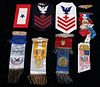 C. 1897 Military Patches & Fraternal Order Ribbons