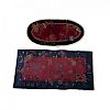 Two Chinese Art Deco Area Rugs